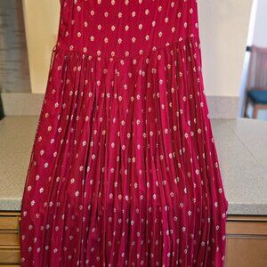 Indian  outfits.   Saree and kameez